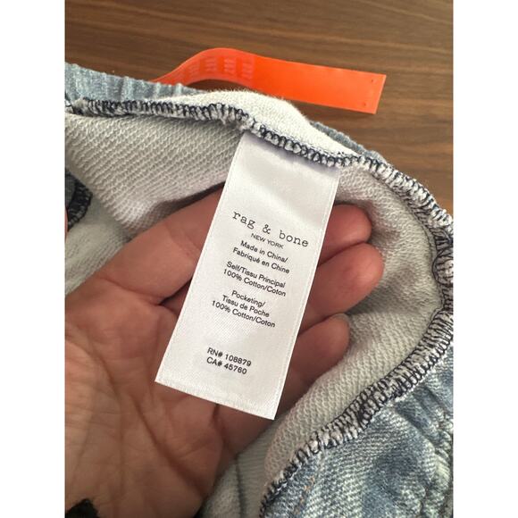 Rag & Bone Miramar Cotton Terry Walking Shorts Size M - Picture 6 of 6